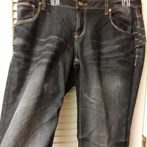 Coogi Jeans 15/16 Dark Distressed Men's NWT